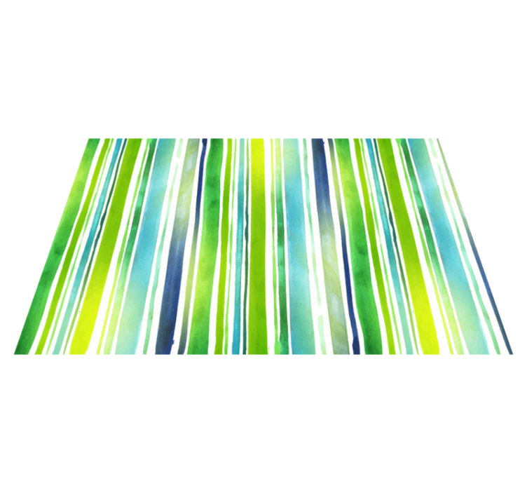 Abstract Striped striped vinyl rug - TenStickers