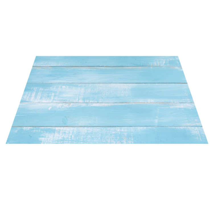 Distressed Plank Effect wood effect vinyl rug - TenStickers