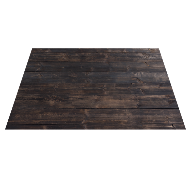 Textured Planks wood effect vinyl rug - TenStickers