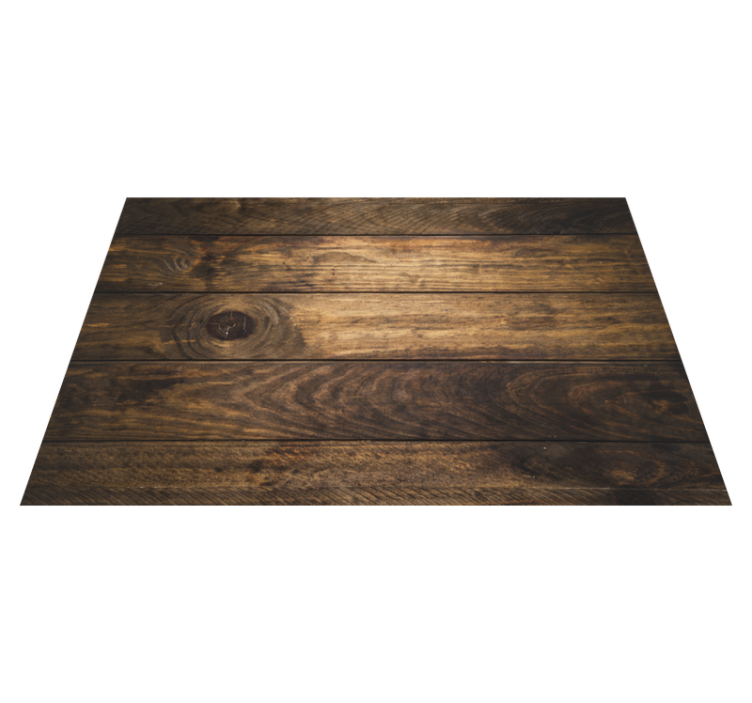 aged boards wood effect vinyl rug - TenStickers