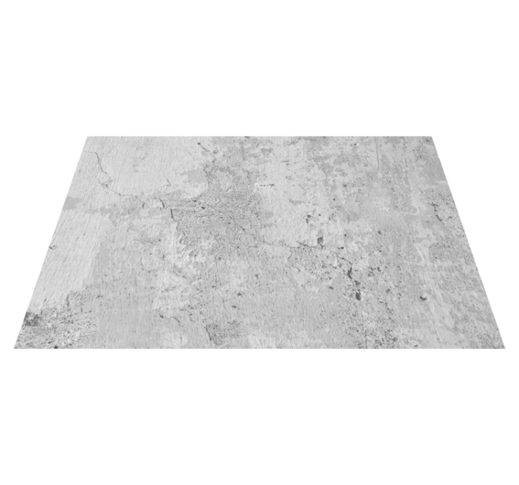 Stunning white cement vinyl rug - TenStickers