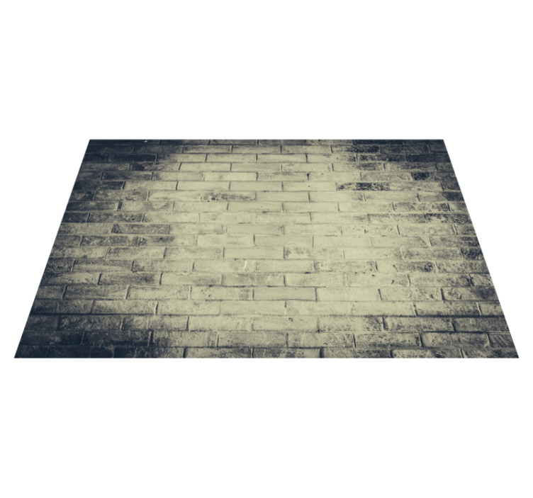 Distressed Brick minimal vinyl rug - TenStickers
