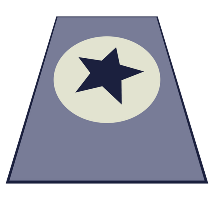 Star Centerpiece star vinyl rug - TenStickers