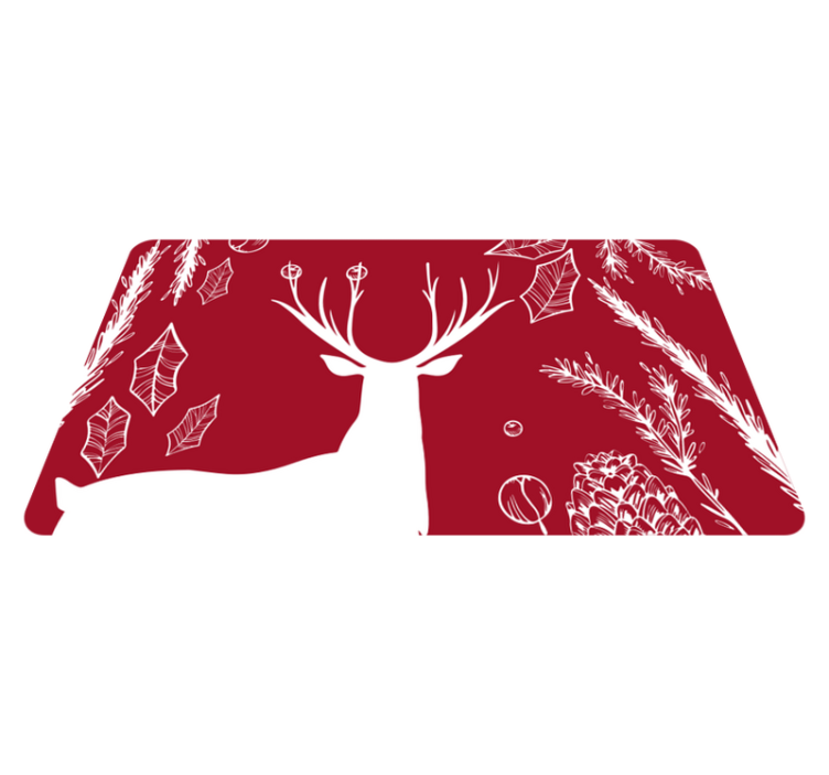 Nature-Inspired Illustration animal vinyl rug - TenStickers