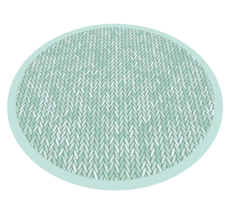 Twisted Stripes Pattern striped vinyl rug - TenStickers