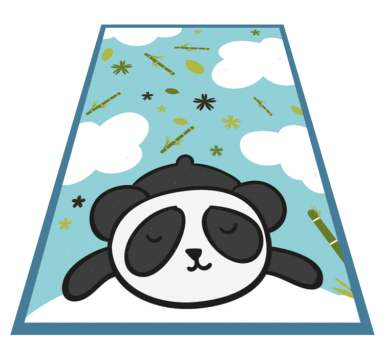 Panda Dreamscape kids vinyl rug - TenStickers