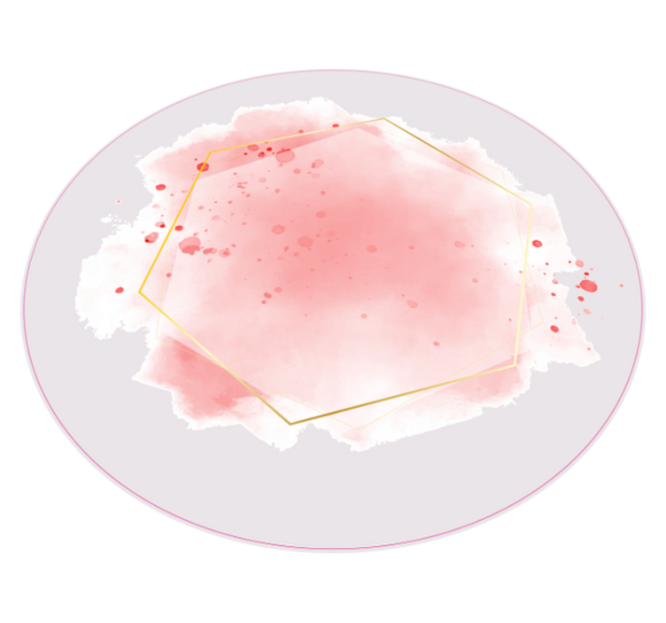 Abstract Watercolor minimal vinyl rug - TenStickers