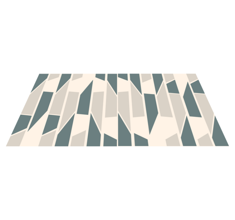 Abstract Angles geometric vinyl rug - TenStickers