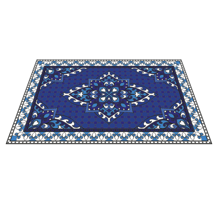 Mosaic Symmetry mosaic vinyl rug - TenStickers
