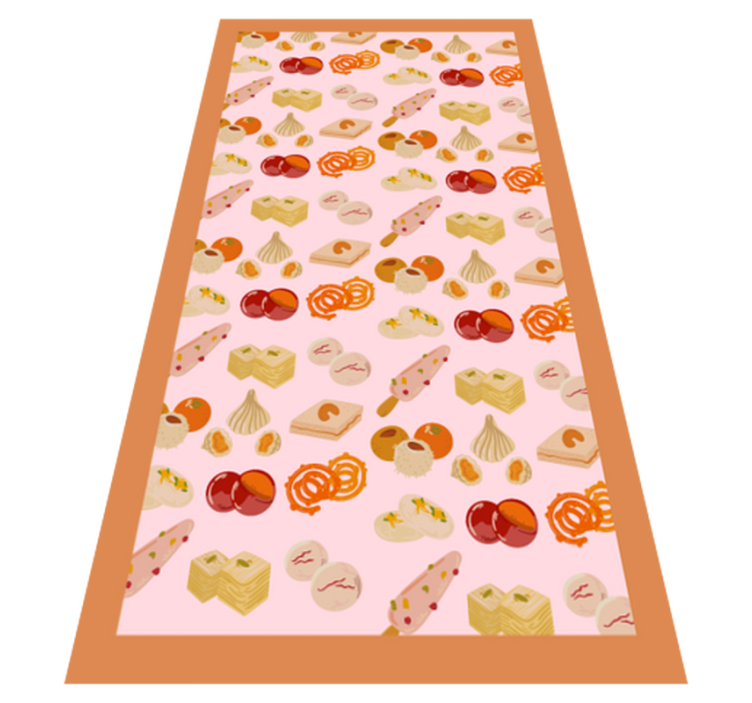 Culinary Theme kitchen vinyl rug - TenStickers