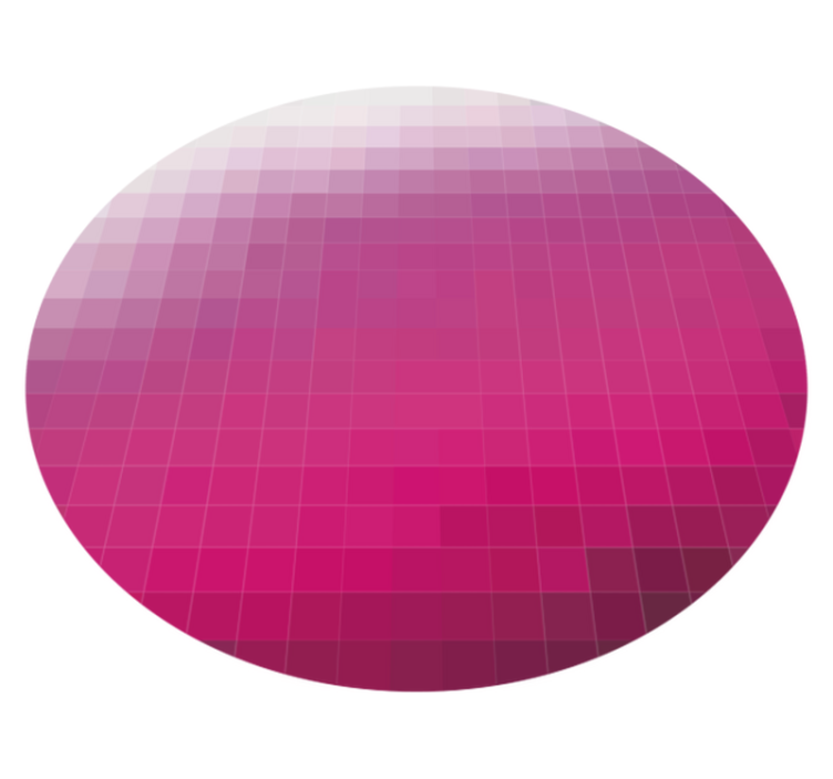 Gradient Sphere minimal vinyl rug - TenStickers