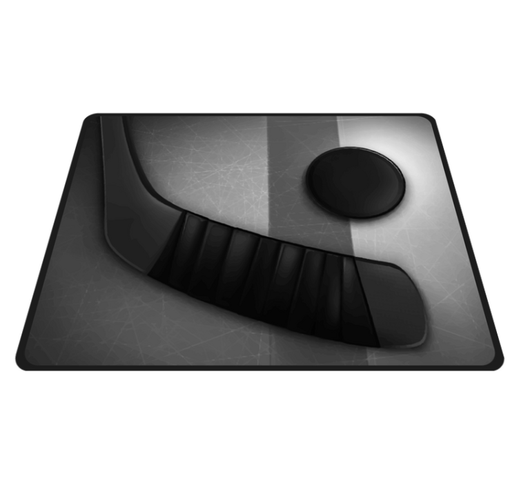 Realistic Ice hockey game mat - TenStickers