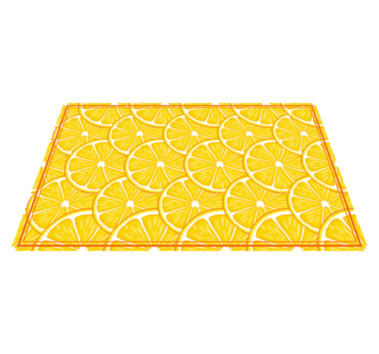 Orange Pattern texture carpet - TenStickers