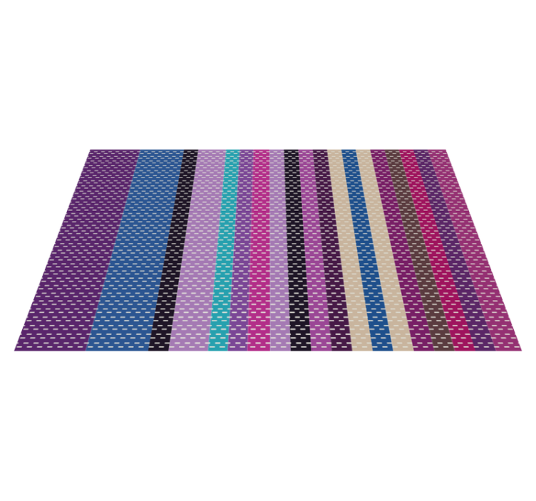 Purple shades texture stripes carpet - TenStickers