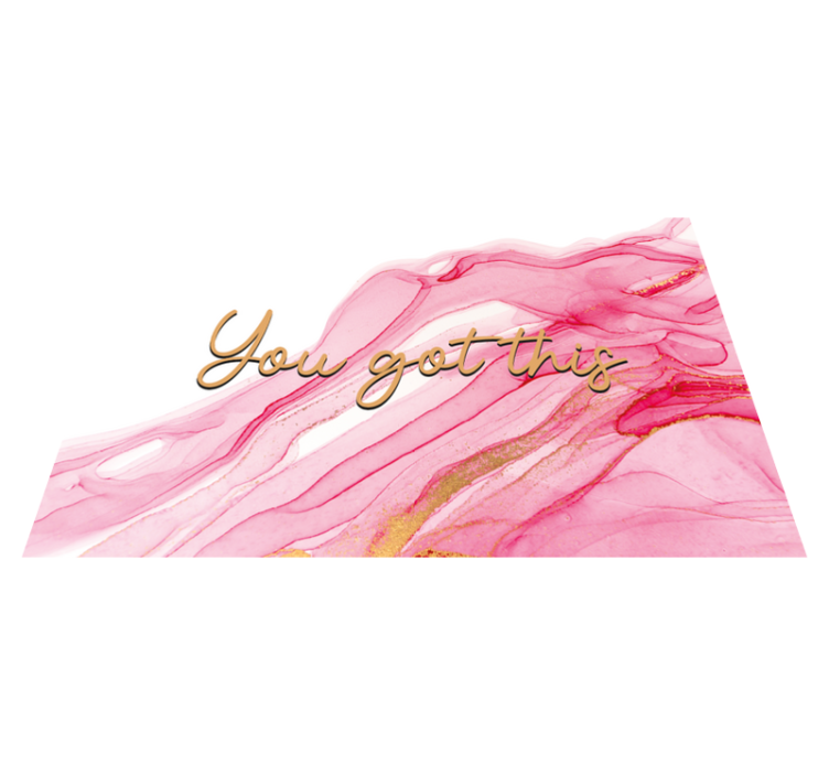 Custom rug you got this marble effect - TenStickers