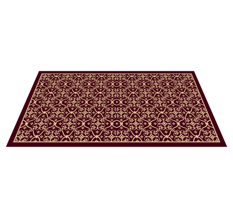 Chic Retro Style vintage vinyl rug - TenStickers