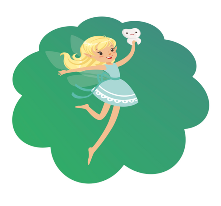 Tooth Fairy Fantasy kids vinyl rug - TenStickers