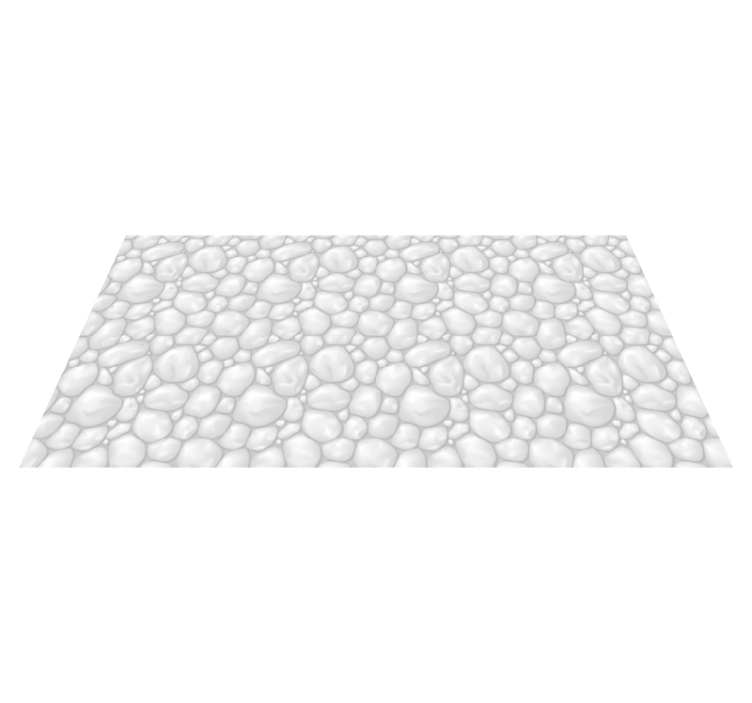 Sleek  Arrangement stone effect vinyl rug - TenStickers