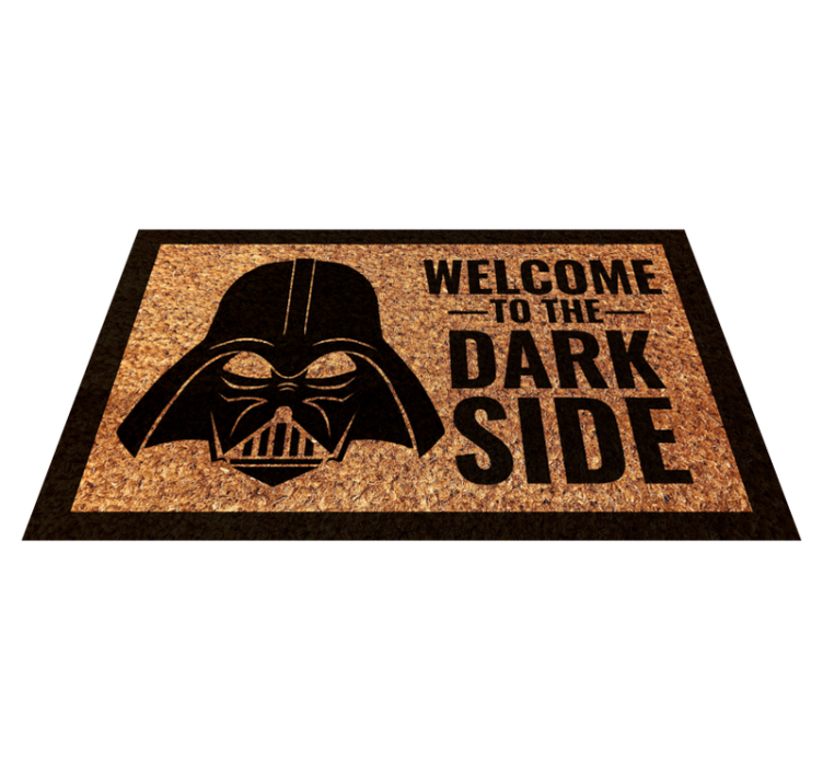 Welcome Dark Side custom rug - TenStickers