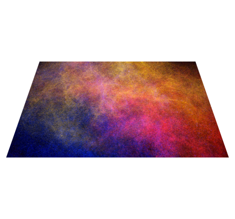 Vivid colour burst textured vinyl rug - TenStickers