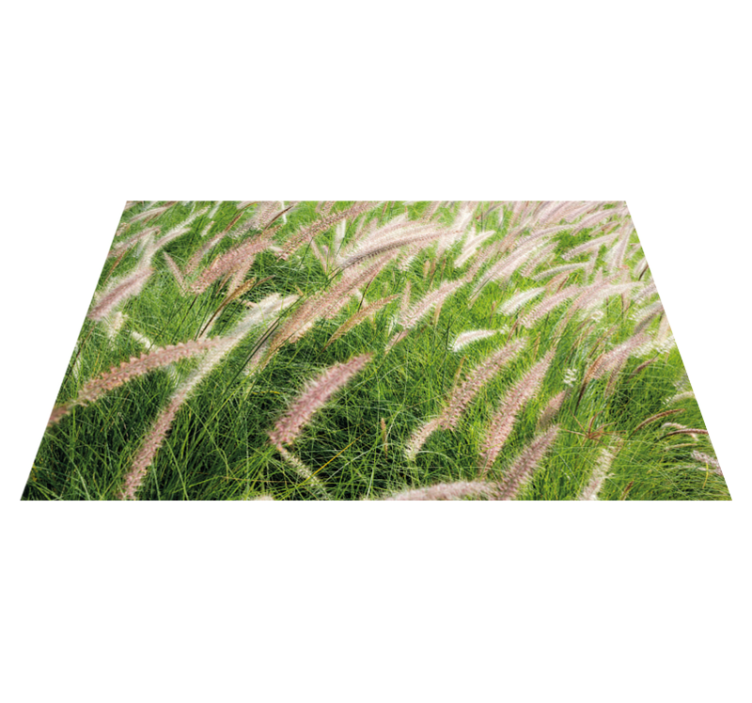Lush Greenscape nature vinyl rug - TenStickers