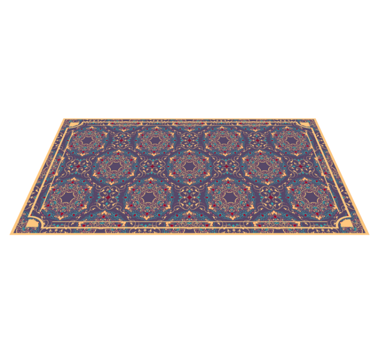 Mandala vinyl rug with intricate mandala designs - TenStickers