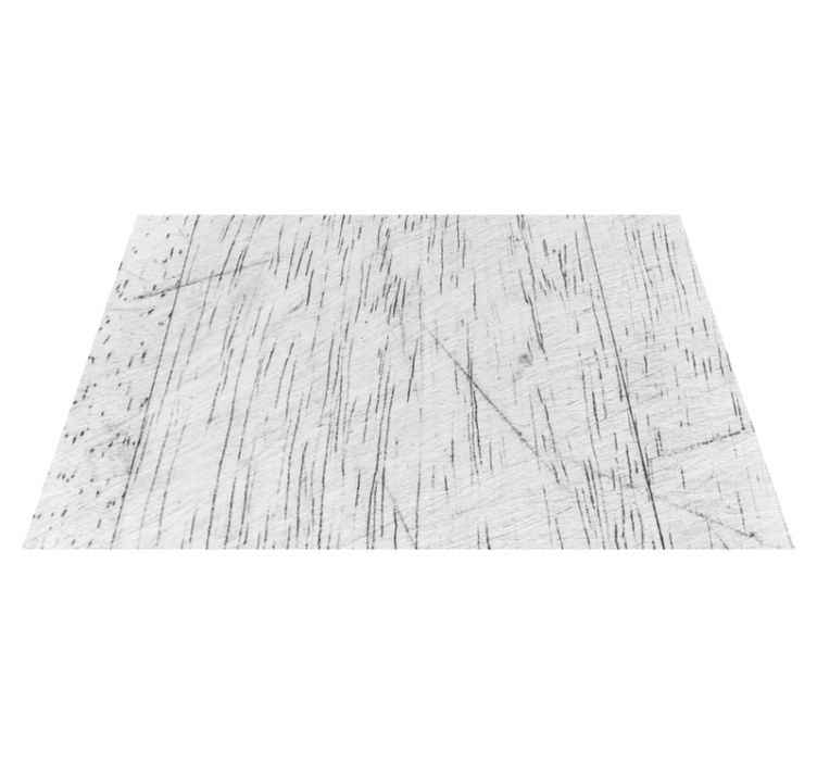 Chic White Timber textured vinyl rug - TenStickers