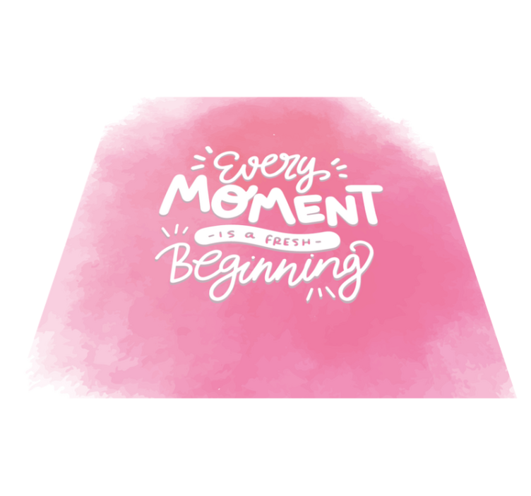 Every Moment Fresh custom rug - TenStickers