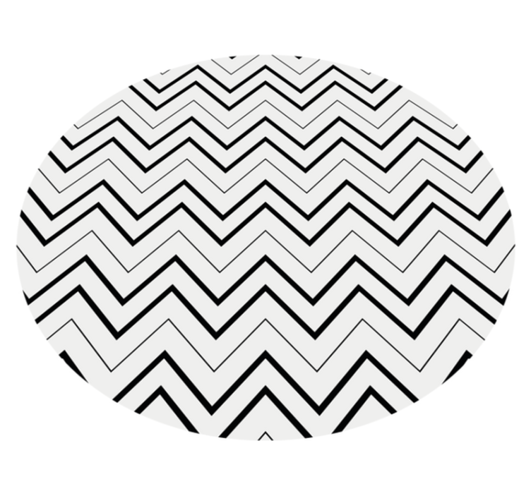 Geometric vinyl rug herringbone pattern - TenStickers