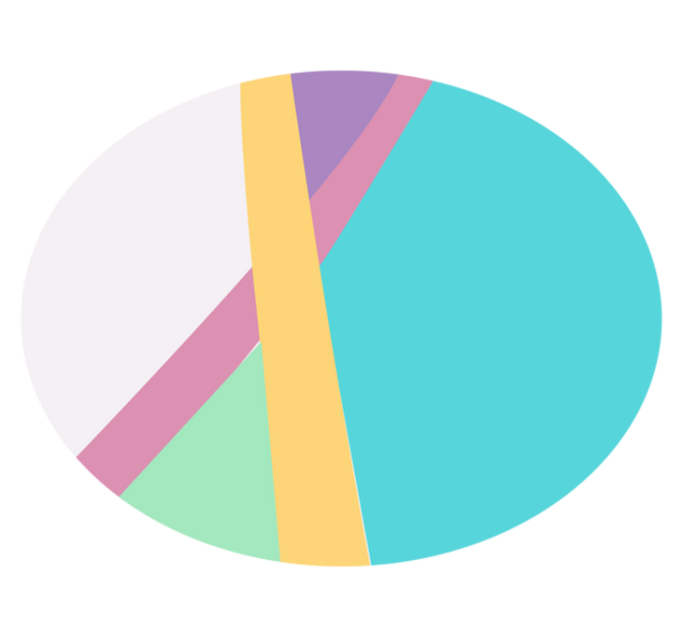 Minimal vinyl rug in vibrant color blocks - TenStickers