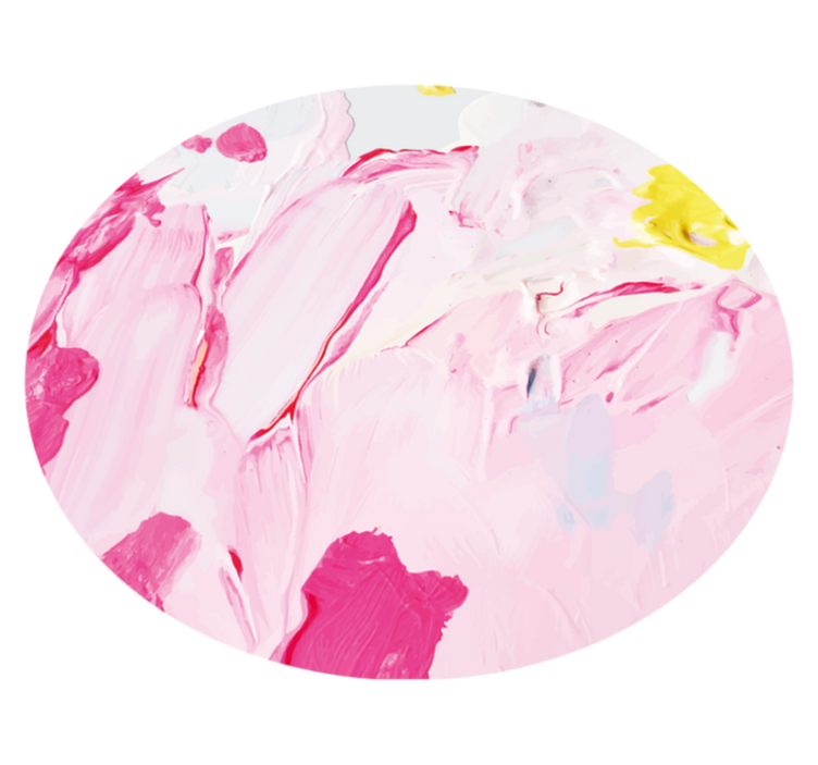 Teen vinyl rug in abstract pink swirls - TenStickers