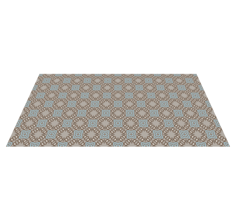Mosaic vinyl rug mosaic design layout - TenStickers