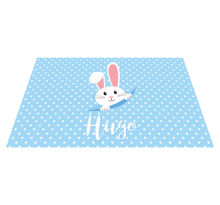 rabbit and moles kids vinyl rug - TenStickers