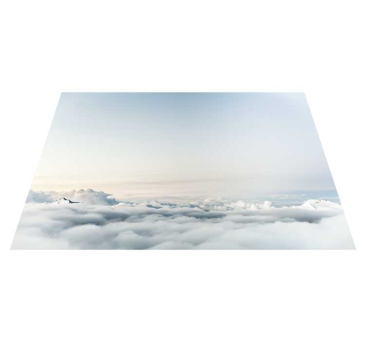 Cloudscape Serenity nature vinyl rug - TenStickers