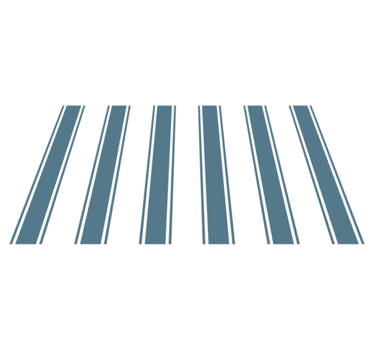 Contemporary Pattern striped vinyl rug - TenStickers