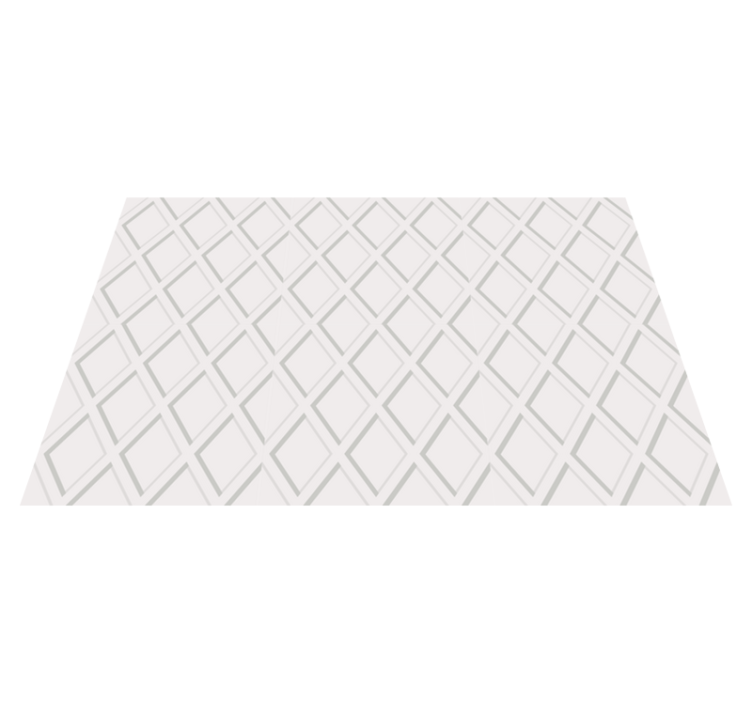 Geometric vinyl rug diamond concept - TenStickers