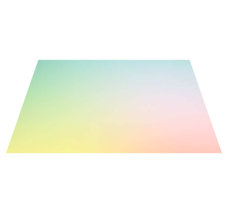 Soft colour fade bedroom vinyl rug - TenStickers