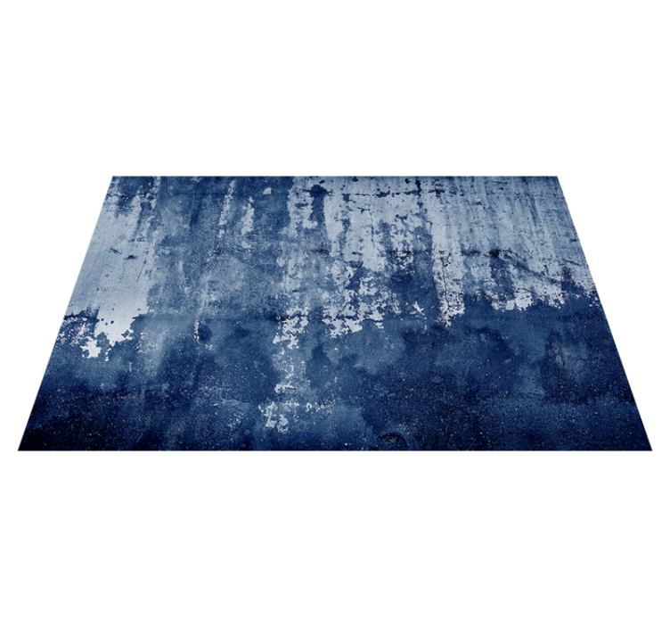 Dramatic blue textured vinyl rug - TenStickers