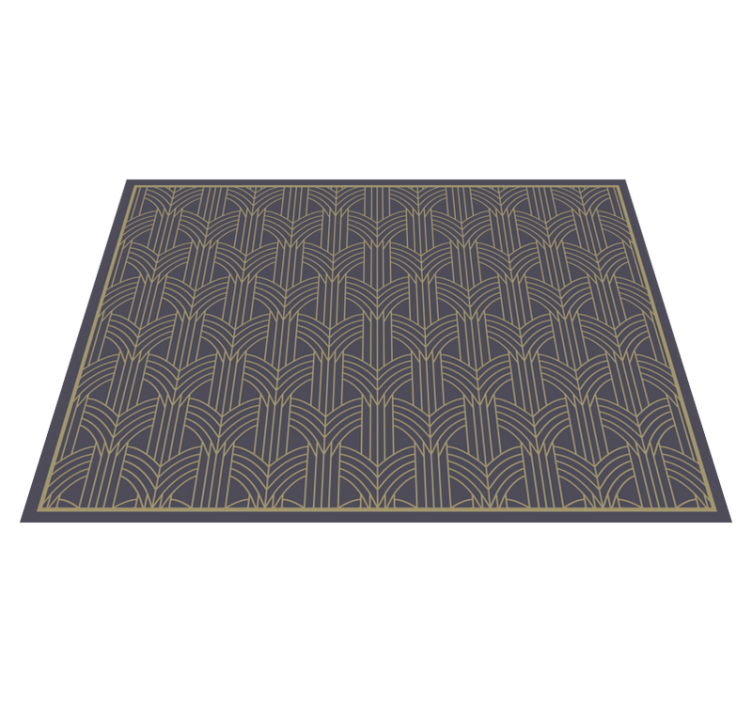Elegant Geometric Pattern geometric rug - TenStickers