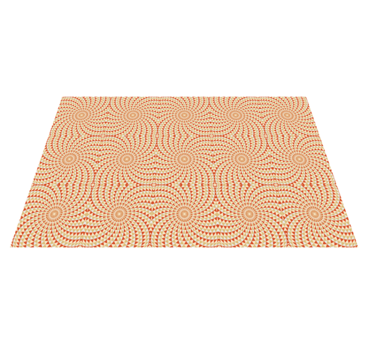 Mandala Pattern Detail mandala carpet - TenStickers