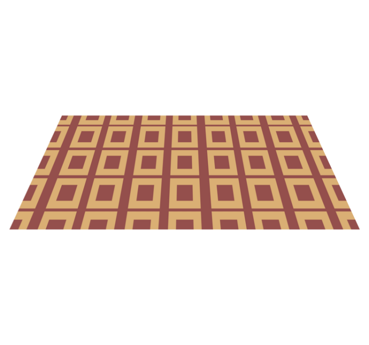 Geometric Squares geometric rug - TenStickers