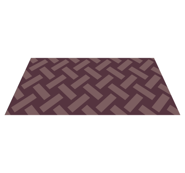 Herringbone Pattern geometric rug - TenStickers