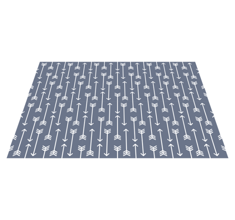 Arrow Patterns striped runner rug - TenStickers
