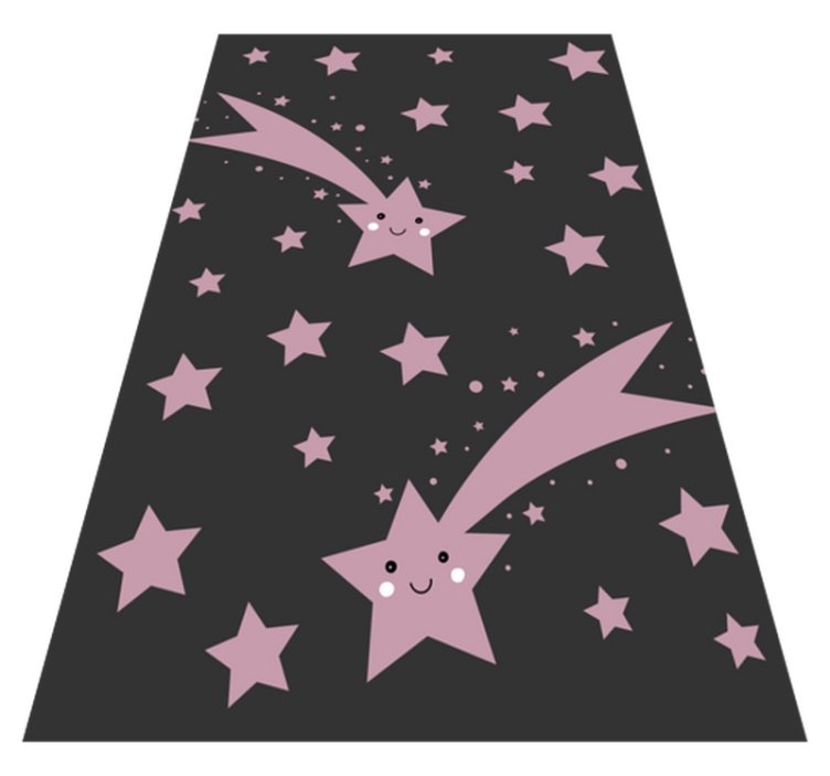 Celestial Shooting Stars rugs with stars - TenStickers