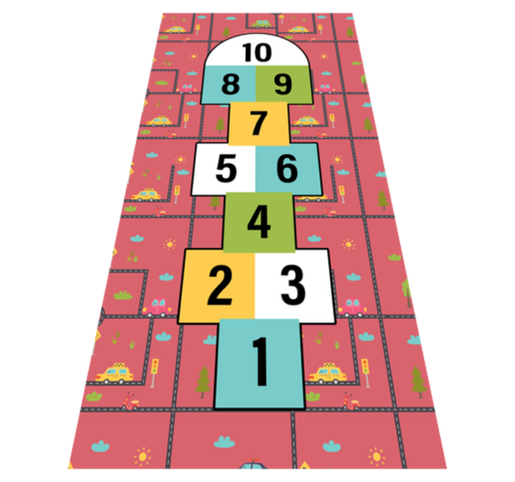 Hopscotch Playtime game mat - TenStickers