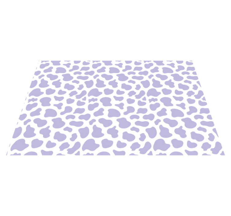 Lavender Leopard Spots animal print carpet - TenStickers