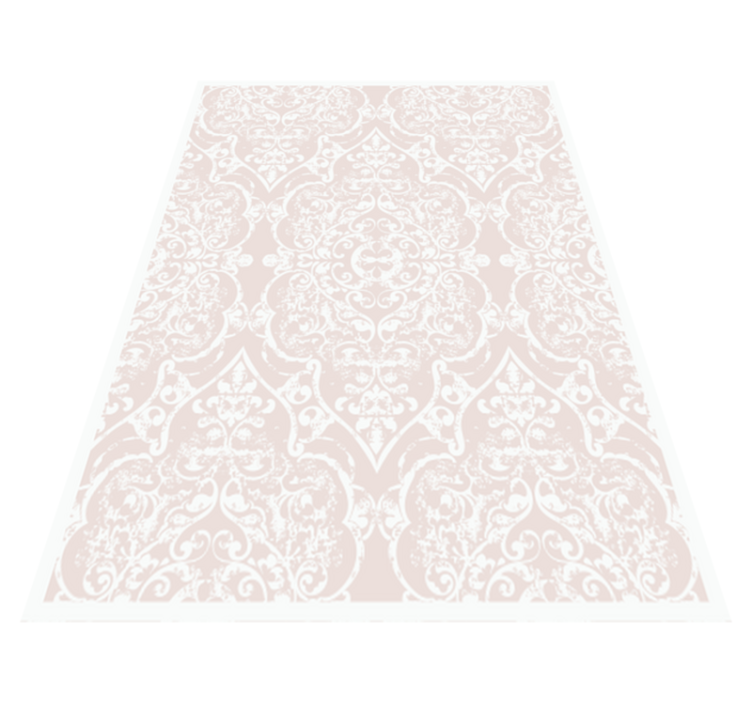 Elegant patterned design living room vinyl rug - TenStickers