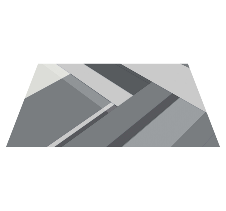 geometric grey office carpet - TenStickers