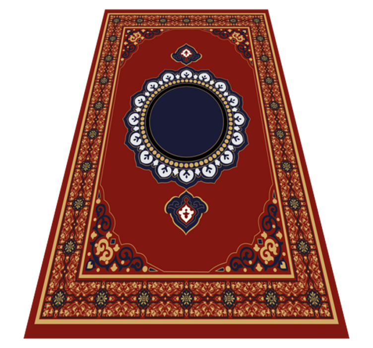 persian style  rectangular rug - TenStickers