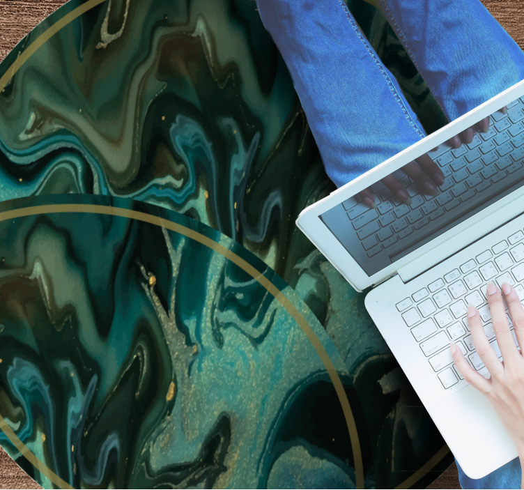 Abstract Marbled Pattern texture carpet - TenStickers